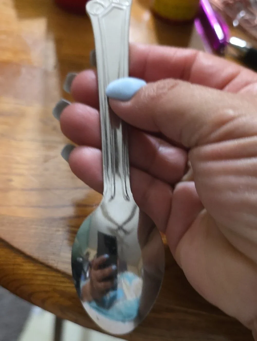 Vintage Nestle Quik Bunny Rabbit Stainless Steel Spoon ~7.5